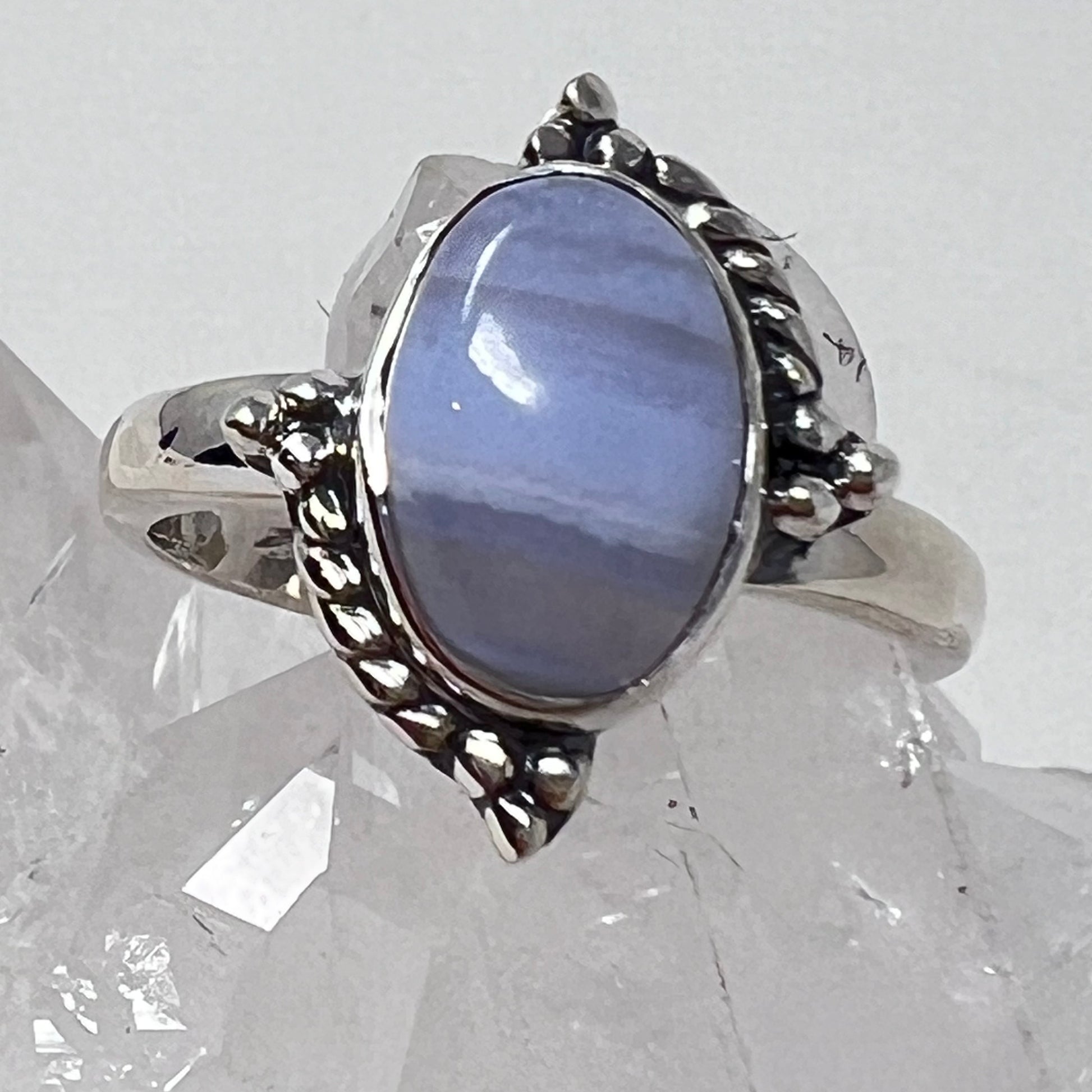 Ring - Blue Lace Agate - Size 7