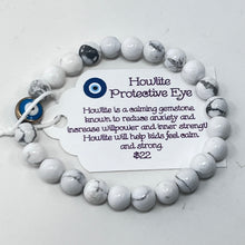 Load image into Gallery viewer, Bracelet Mini Mystic by SoulSkin - HOWLITE PROTECTIVE EYE
