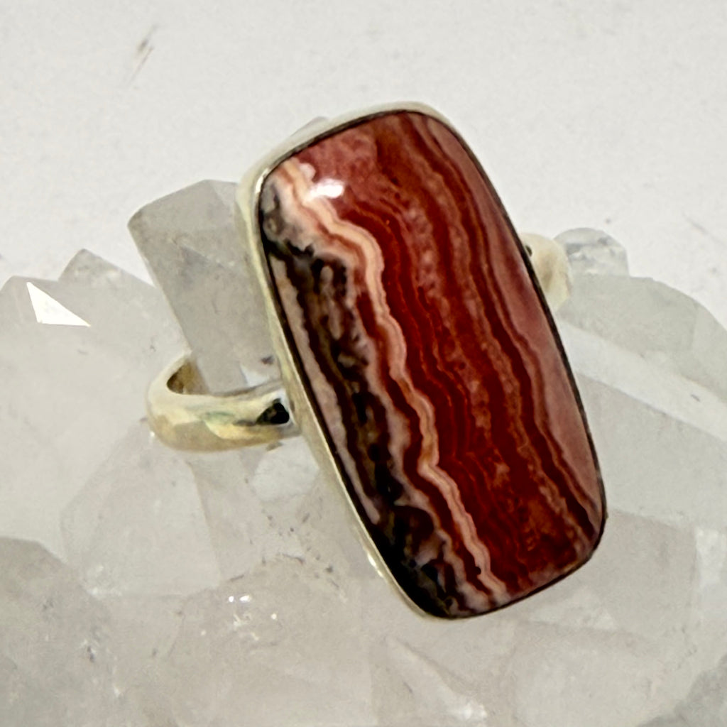 Ring - Rhodocrosite - Size 9