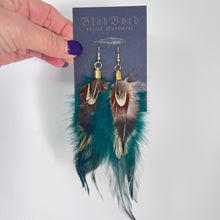 Load image into Gallery viewer, Feather Earrings by BlakByrd - Pheasant &amp; Rooster
