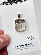Load image into Gallery viewer, Pendant - Rutilated Quartz
