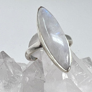Ring - Rainbow Moonstone - Size 7