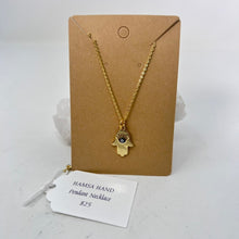 Load image into Gallery viewer, Necklace by SoulSkin - Hamsa Hand
