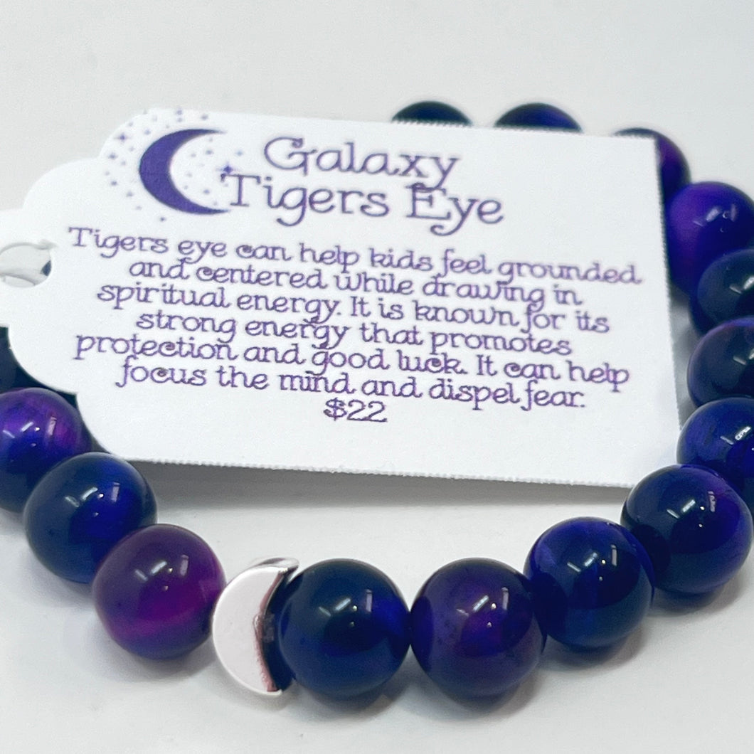 Bracelet Mini Mystic by SoulSkin - Galaxy Tigers Eye