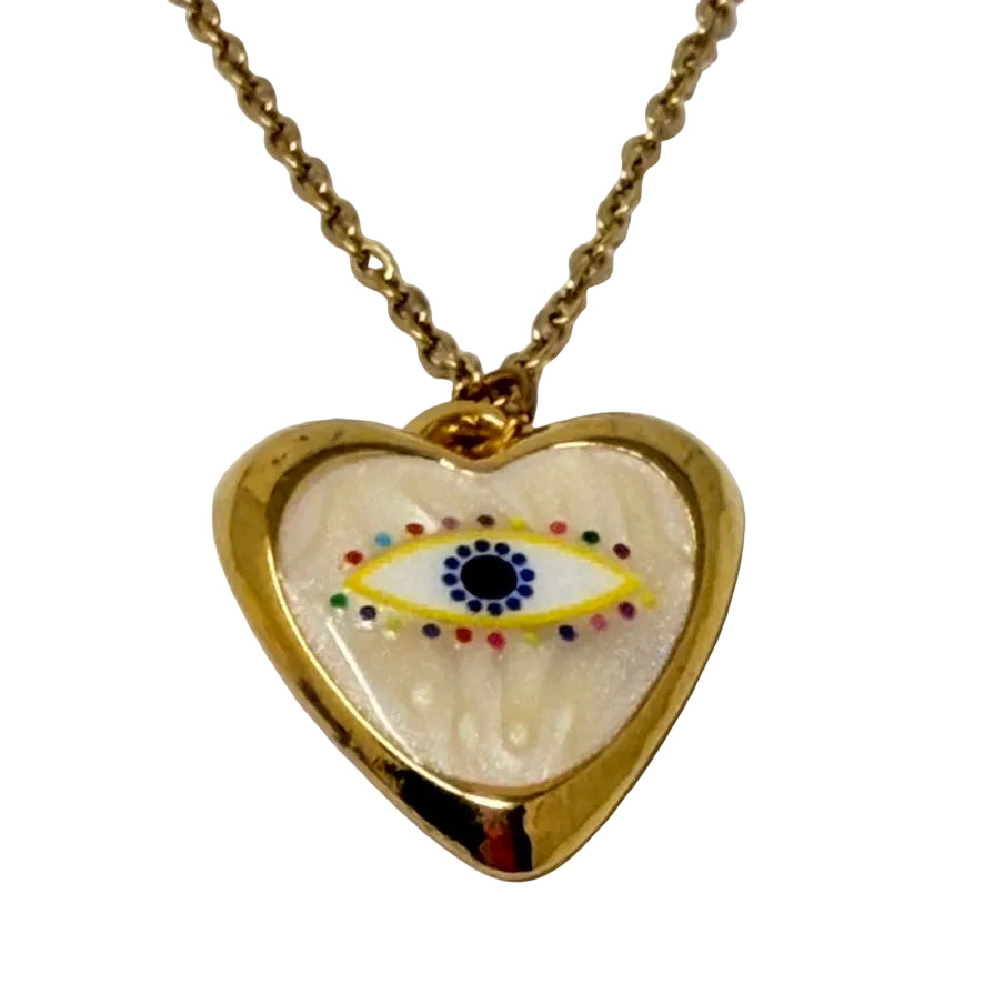 Necklace by SoulSkin - Cosmic Eye/Heart