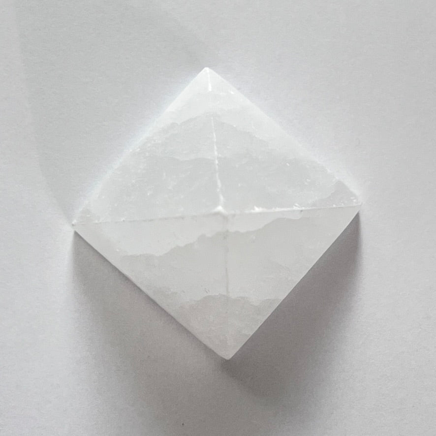 Selenite Pyramid (2 sizes)