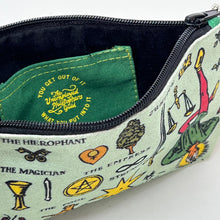 Load image into Gallery viewer, Rider Waite Tarot Zipper Bag
