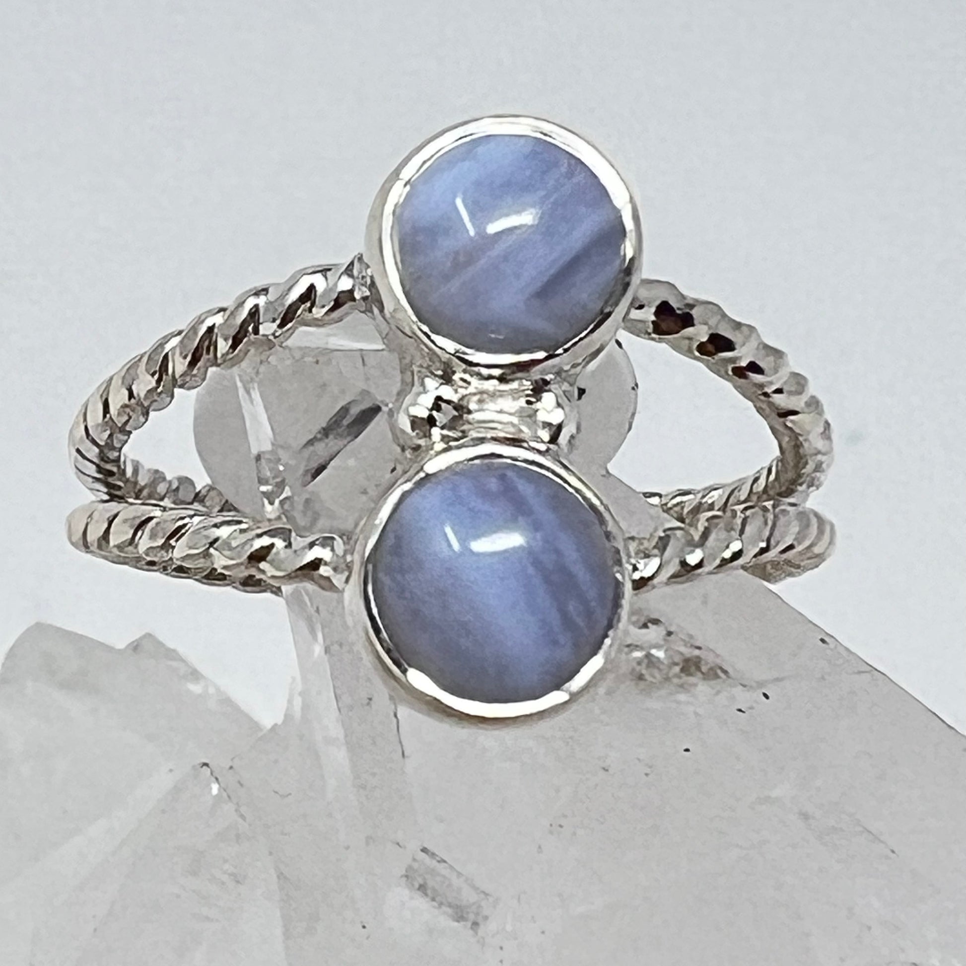 Ring - Blue Lace Agate Size 8