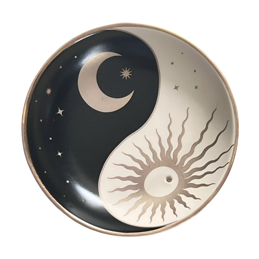 Yin Yang Incense Holder (Ceramic)