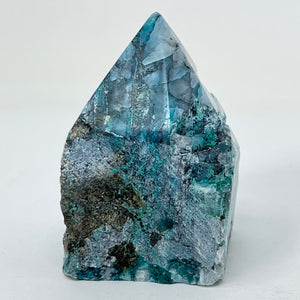 Chrysocolla - Rough Base/Top Polished