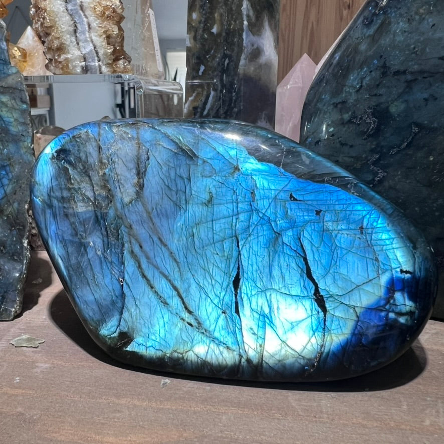 Labradorite Polished Stand Up (rounded edges)