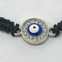 Load image into Gallery viewer, Bracelet (Adjustable) Braided Evil Eye
