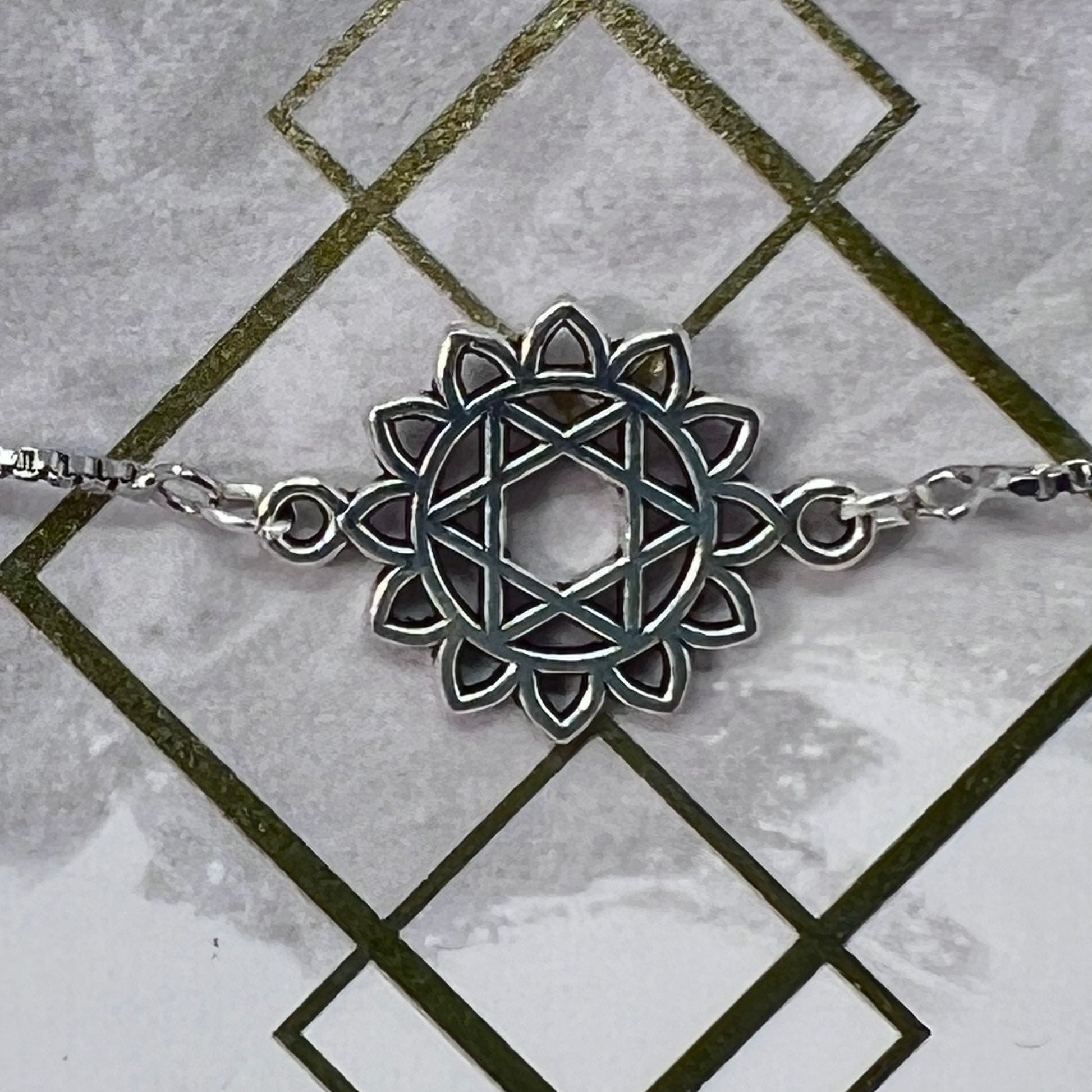 Bracelet (Adjustable) Chakra Symbol by Crafted Alchemy Co (Options) ON SALE