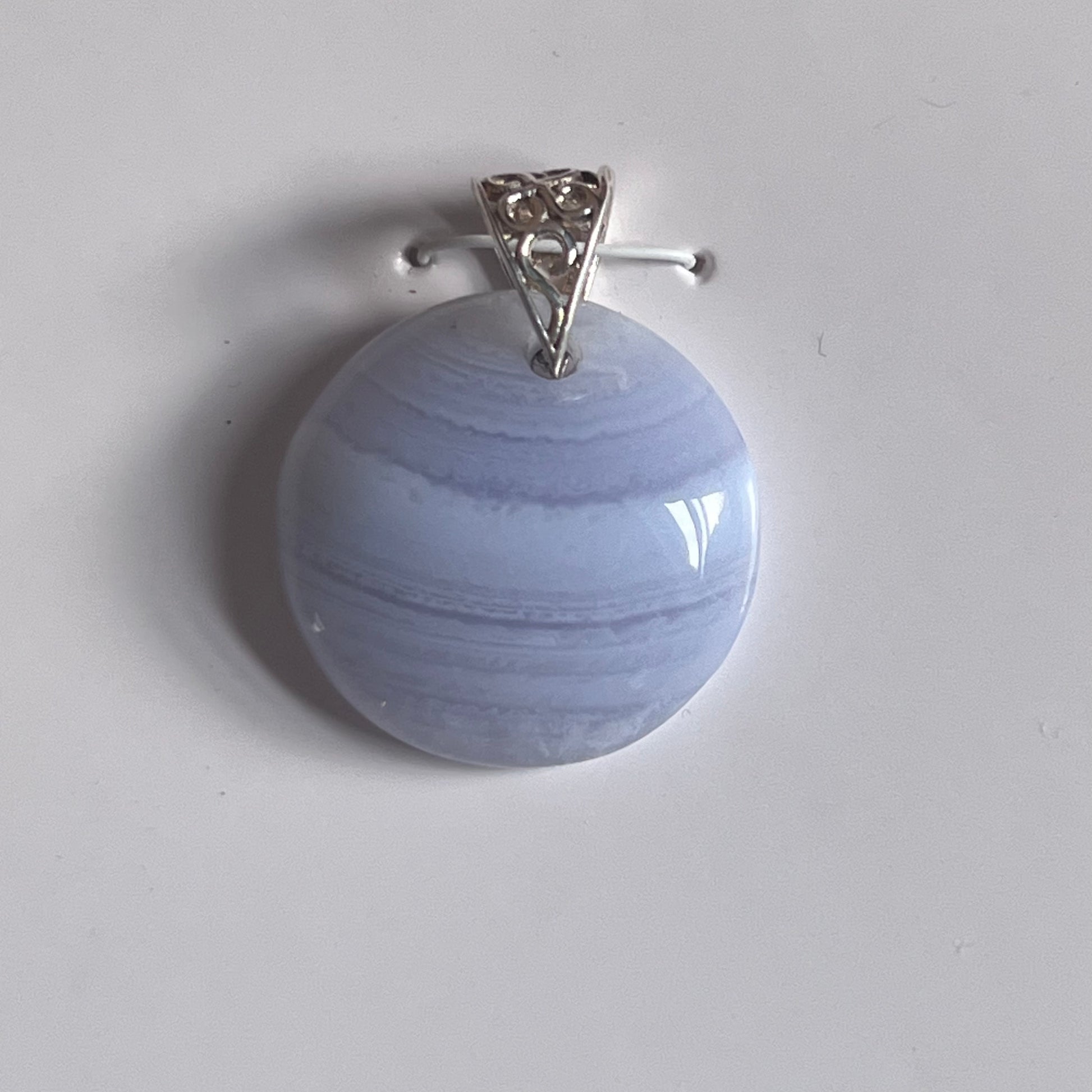 Pendant - Blue Lace Agate