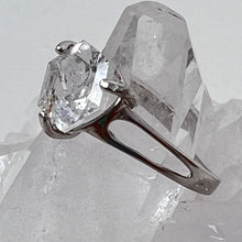 Load image into Gallery viewer, Ring - Herkimer Diamond Solitaire by Amy Nicholls - Size 7
