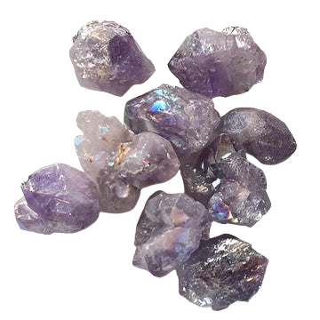 Amethyst (Titanium) Aura Cluster/Point