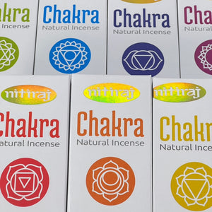 Nitiraj CHAKRA Incense (7 varieties)