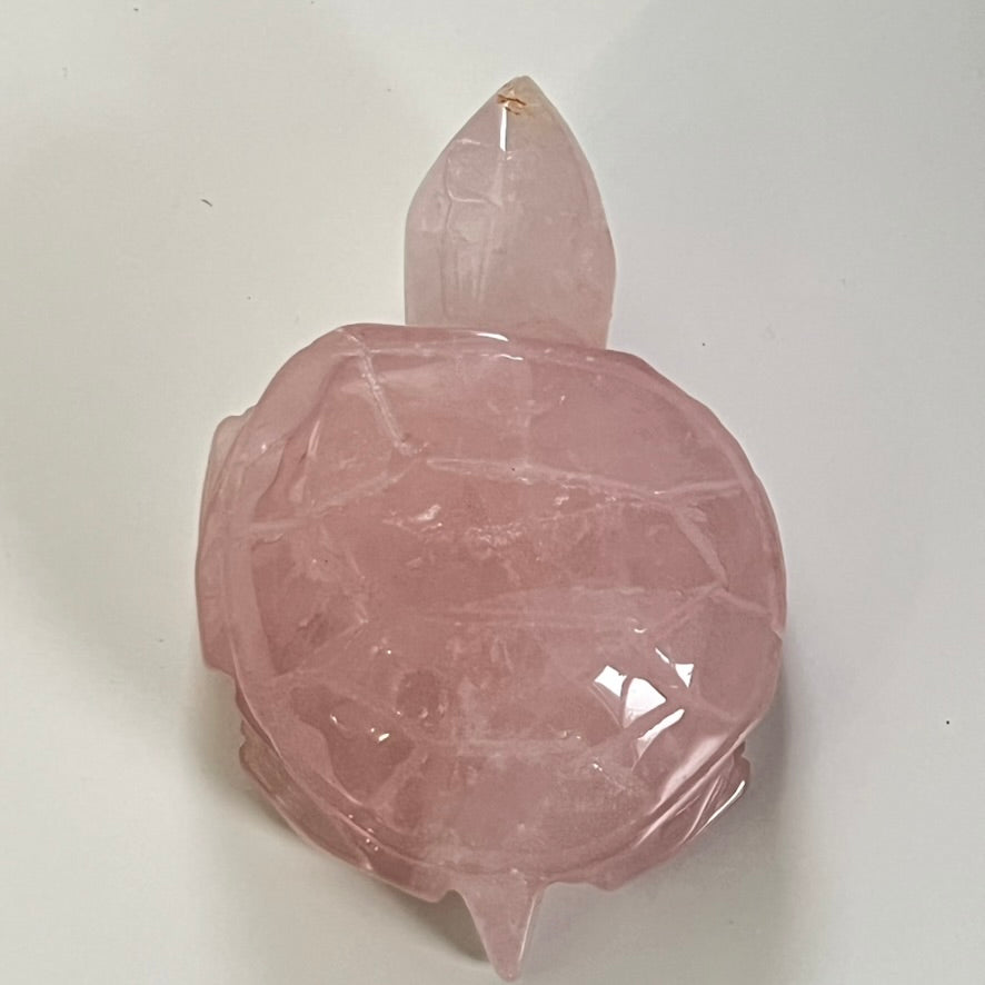 Rose Quartz Turtle (Large)
