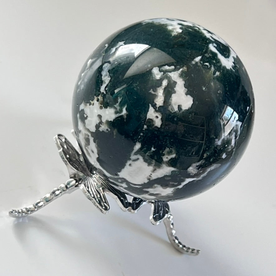 Sphere - Moss Agate - $47