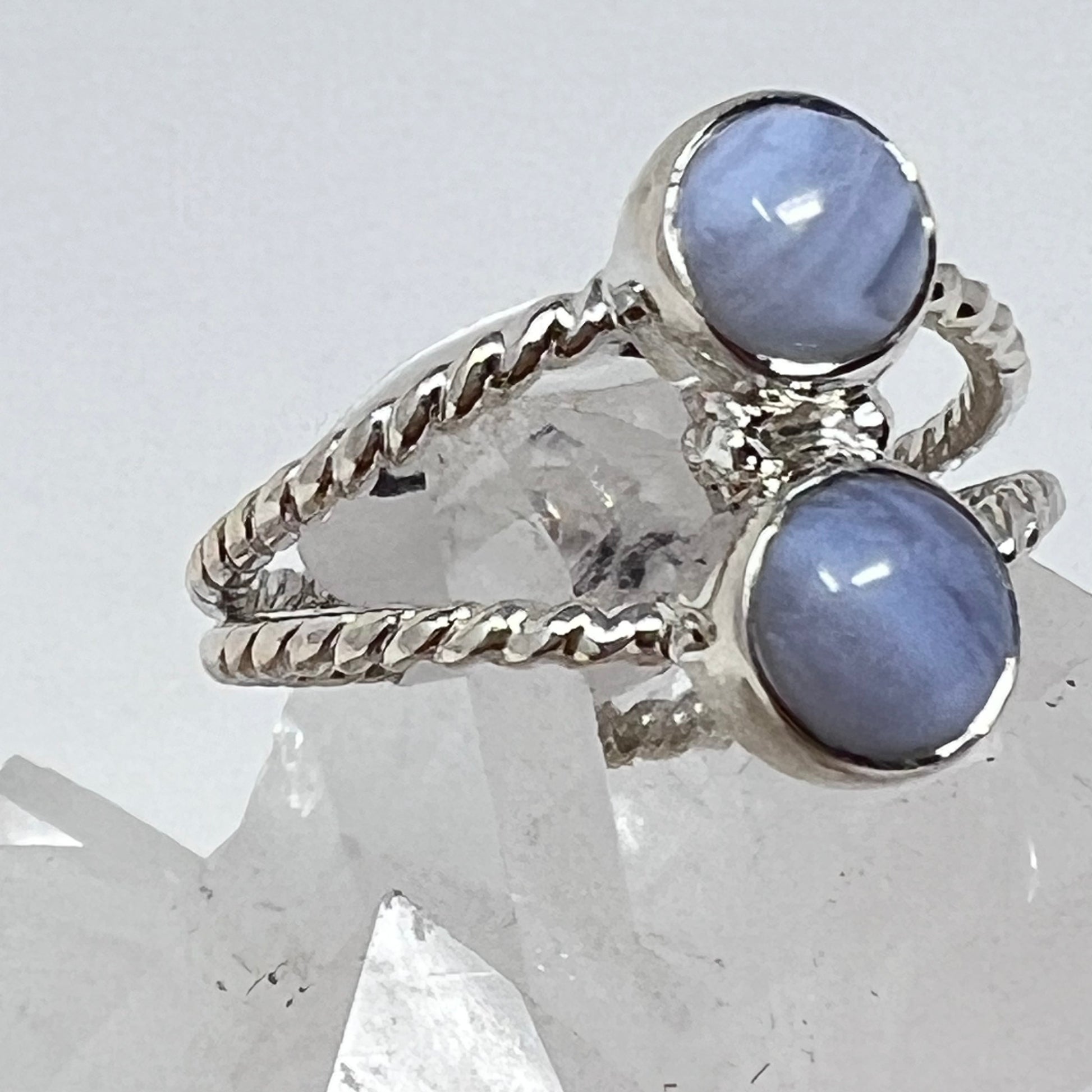 Ring - Blue Lace Agate Size 8