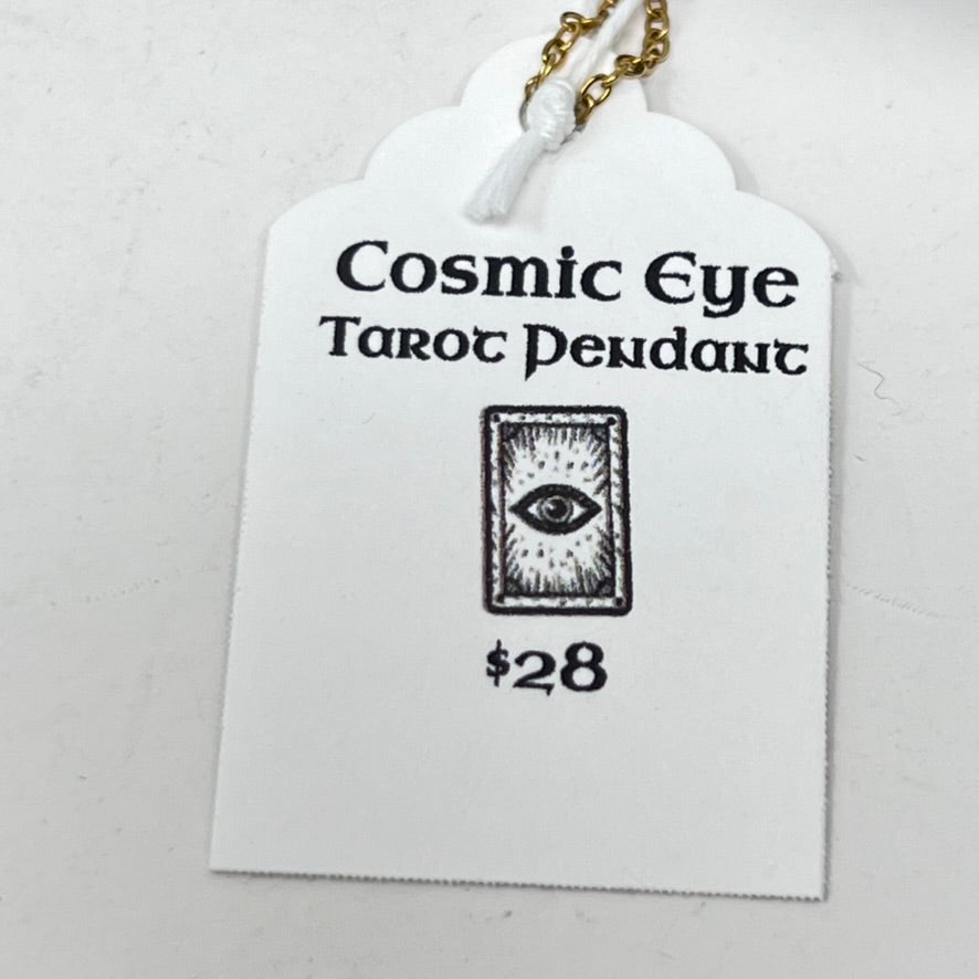 Necklace by Cunning & Kind - Cosmic Eye Tarot Pendant
