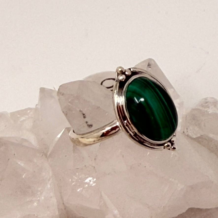 Ring - Malachite - Size 10