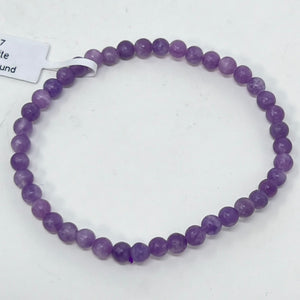 Crystal Bead Bracelet 4mm (Various)