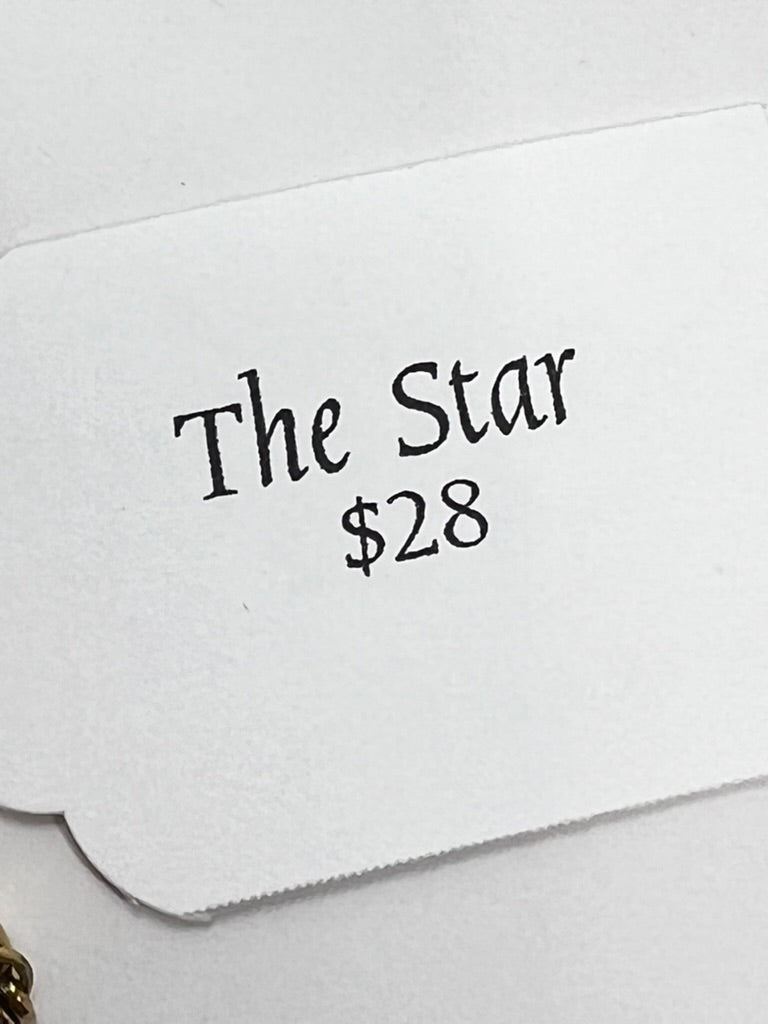 Tarot Pendant - The Star (Gold plated Stainless Steel)