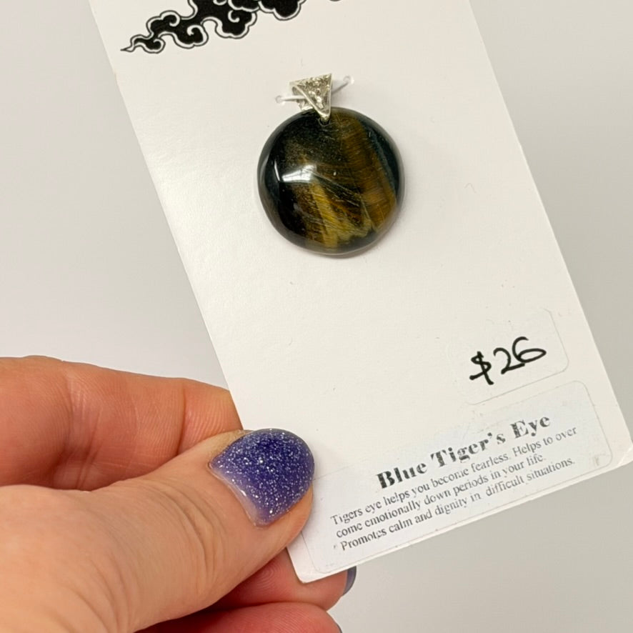 Pendant - Blue Tigers Eye