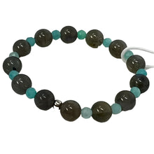 Load image into Gallery viewer, Bracelet Mini Mystic by SoulSkin - DREAMER (Labradorite &amp; Aquamarine)
