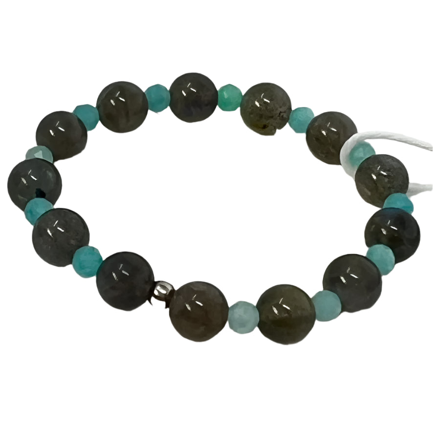 Bracelet Mini Mystic by SoulSkin - DREAMER (Labradorite & Aquamarine)