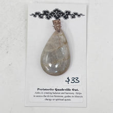 Load image into Gallery viewer, Pendant - Peristerite (Moonstone variety)
