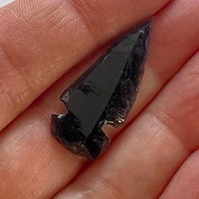 Load image into Gallery viewer, Black Obsidian Arrowhead (small) - $1

