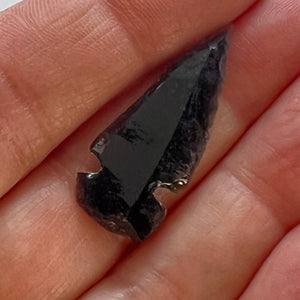Black Obsidian Arrowhead (small) - $1