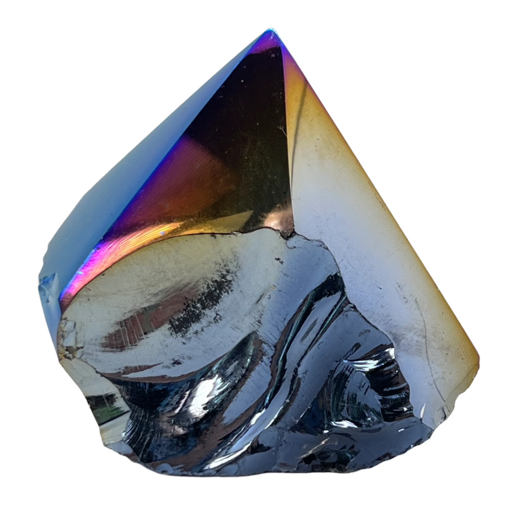 Rainbow Titanium Quartz (Top Polished - 3 options)