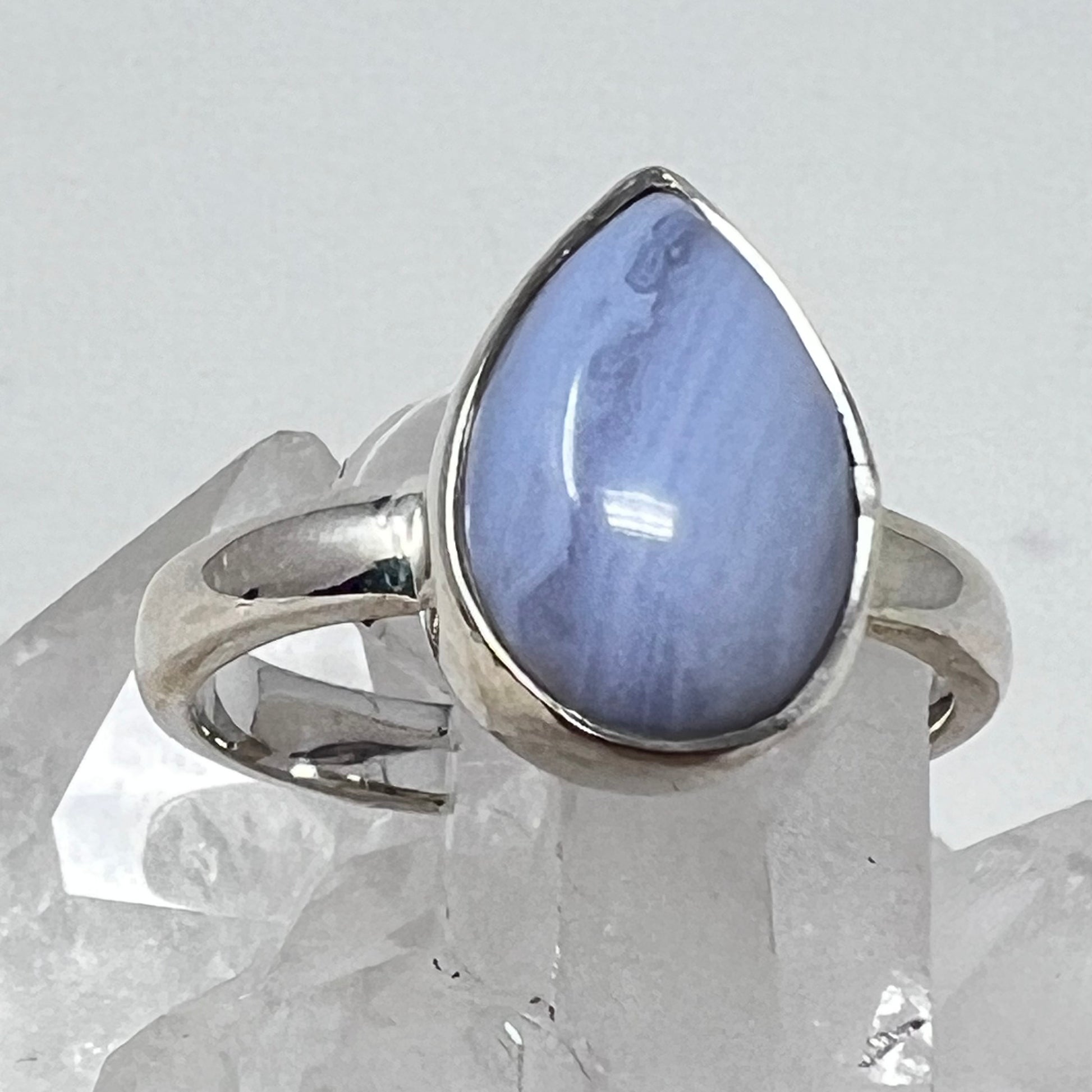 Ring - Blue Lace Agate - Size 7