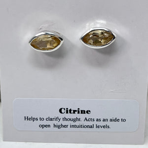 Earrings - Citrine (Eye)
