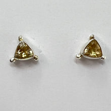 Load image into Gallery viewer, Earrings - Citrine (Triangle)
