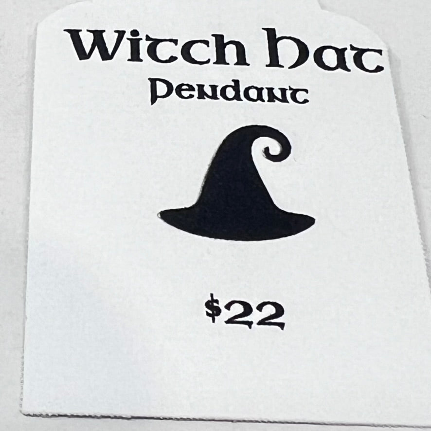 Witch Hat Pendant  by Cunning & Kind