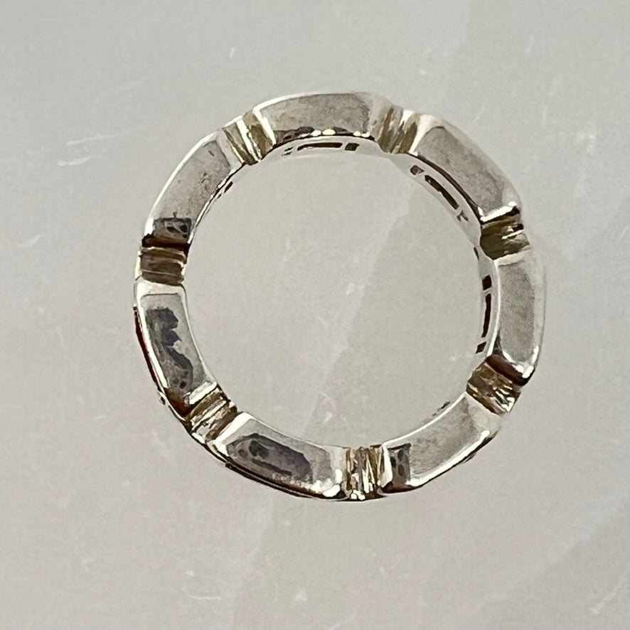 Quartz & Canary Chakra Ring (Size 6)