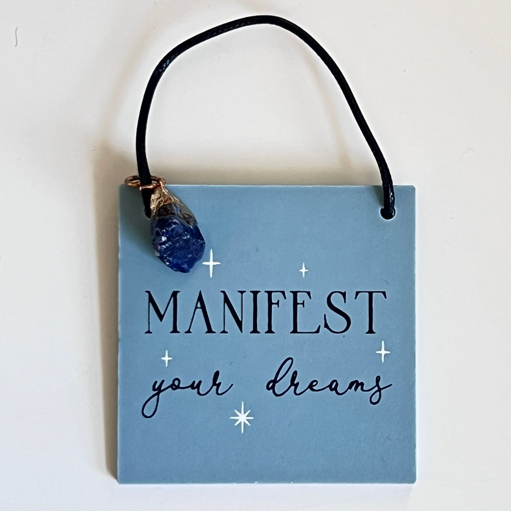 Mini Hanging Crystal Signs (6 Options)