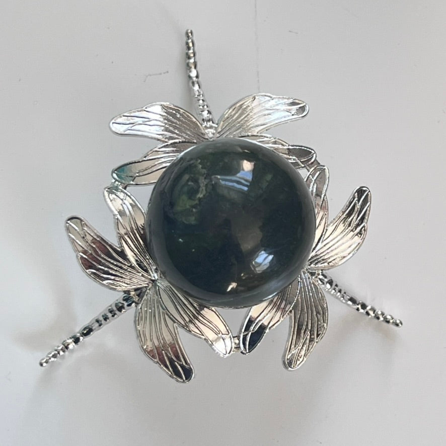 Dragonfly Display - Sphere Holder (Metal) - 2 sizes