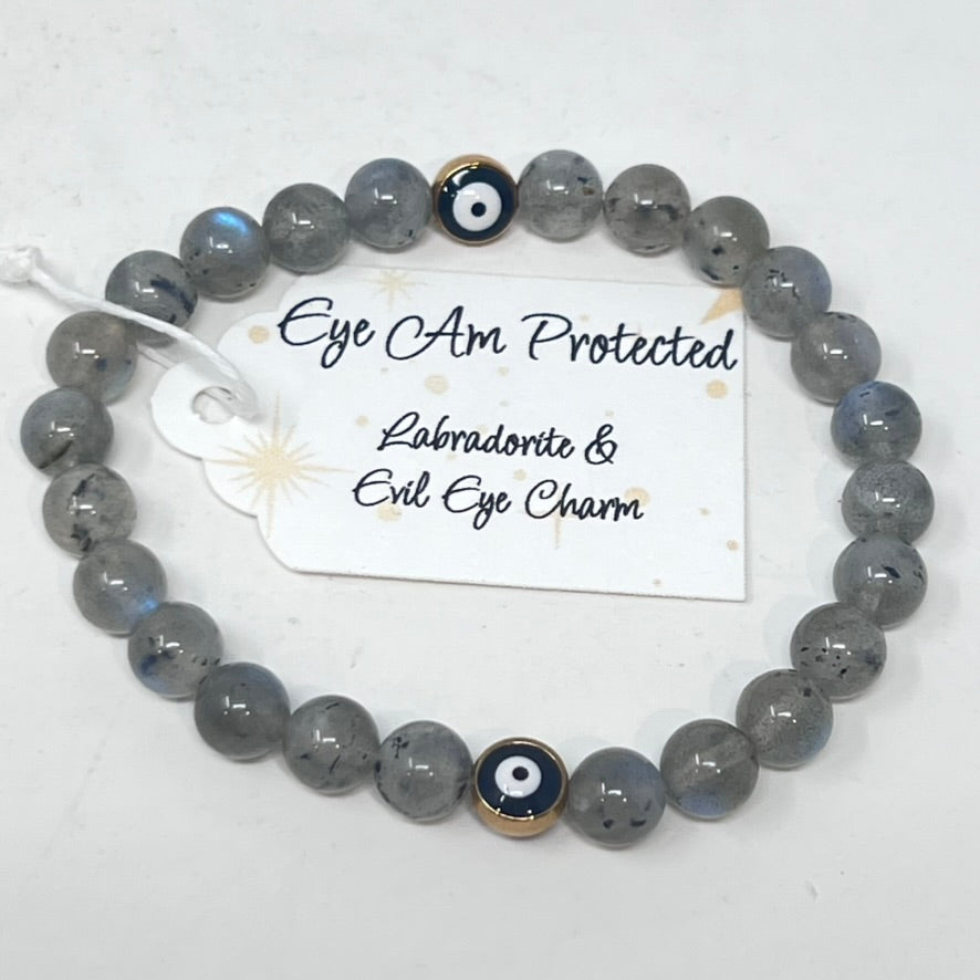 Bracelet (by SoulSkin) - EYE AM PROTECTED (adult size)