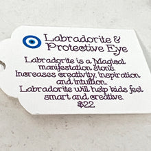 Load image into Gallery viewer, Bracelet Mini Mystic by SoulSkin - Labradorite &amp; Protective Eye
