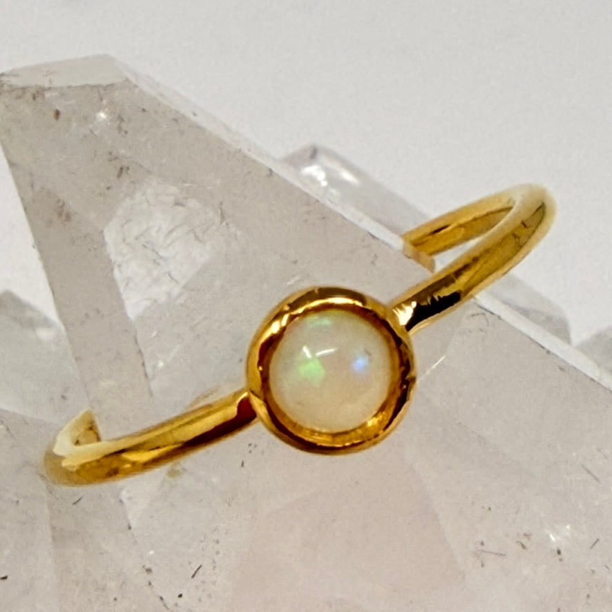 Gold Ring - Opal