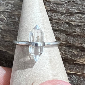 Quartz & Canary Clarity Ring (Clear Quartz & Citrine options)