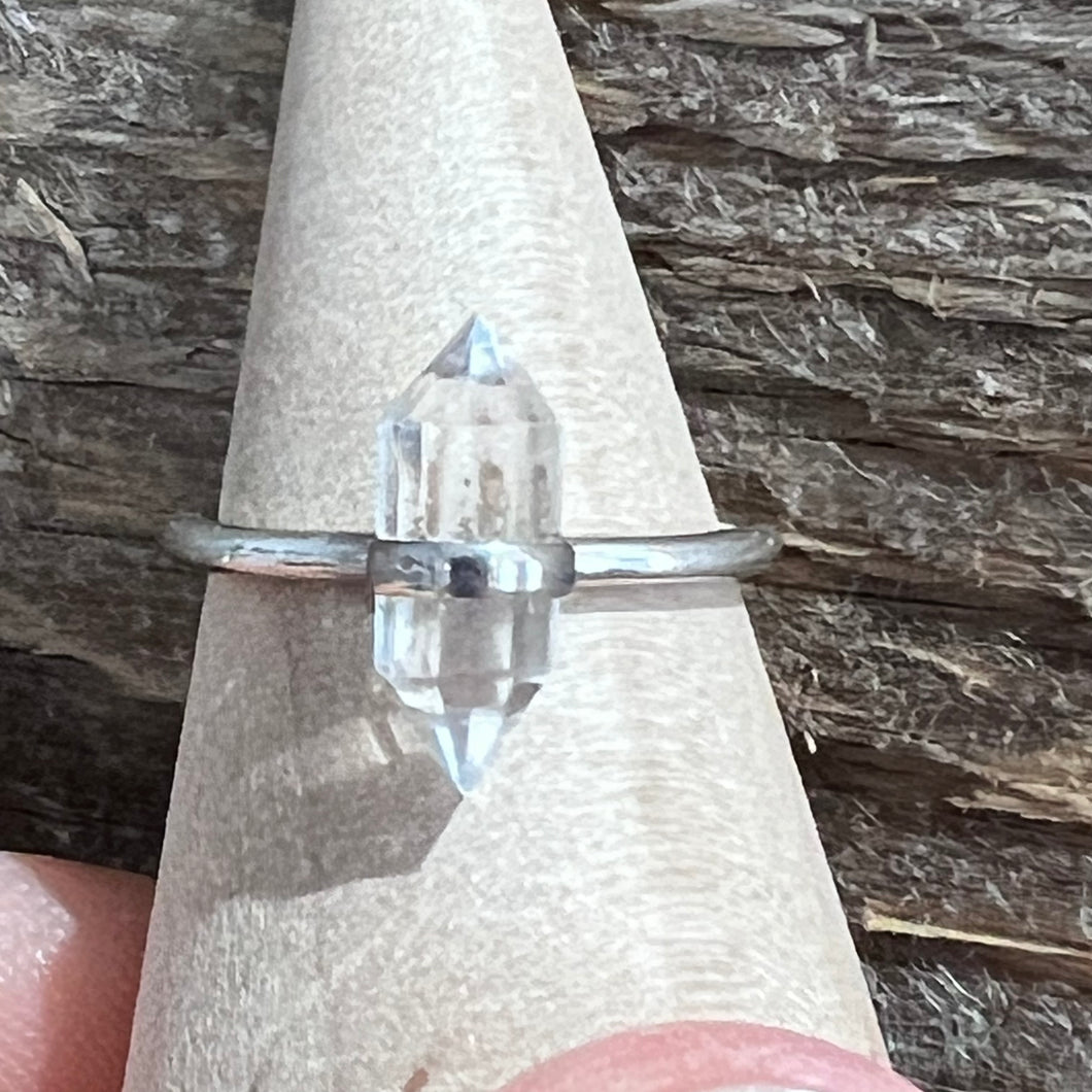 Quartz & Canary Clarity Ring (Clear Quartz & Citrine options)