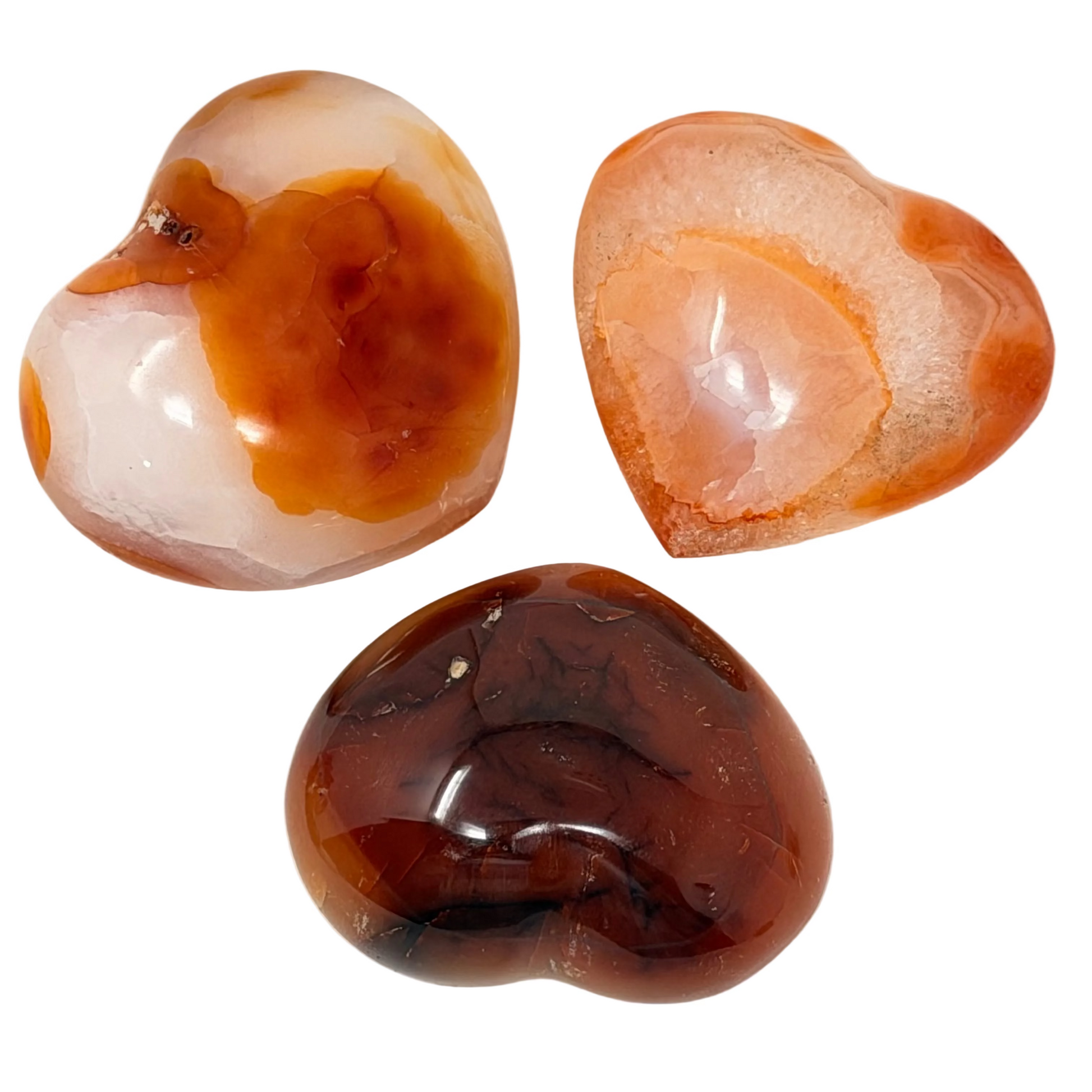Carnelian Puffy Heart (Medium) - $18