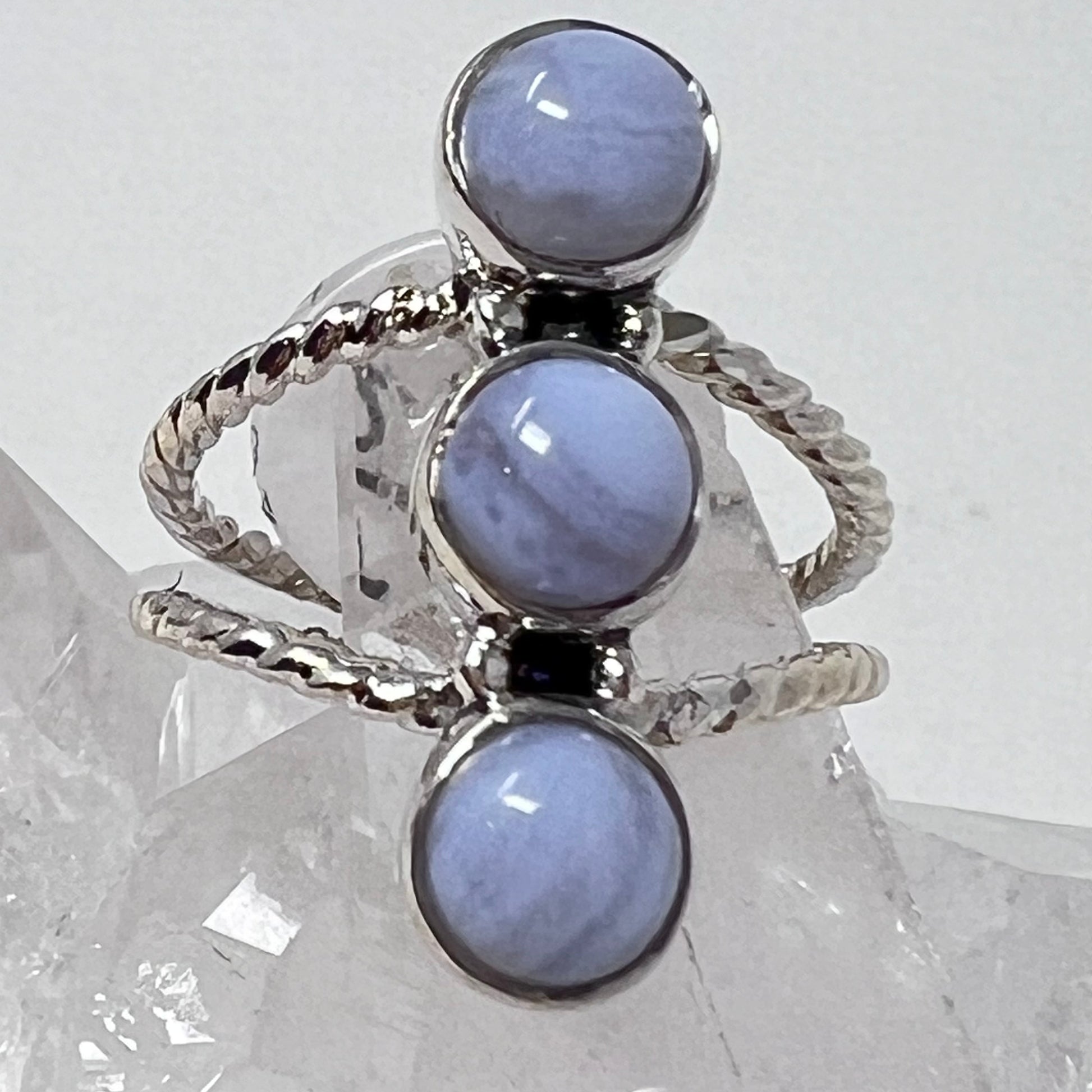 Ring - Blue Lace Agate - Size 6