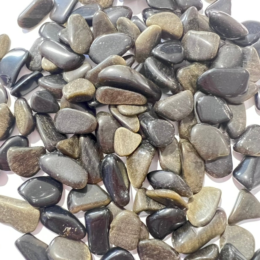 Goldsheen Obsidian - Tumbled